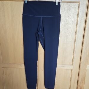 Navy Blue High-Waisted Performance Leggings